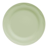 Prato Raso 26,5cm Cottage Verde Menta Porcelana Germer